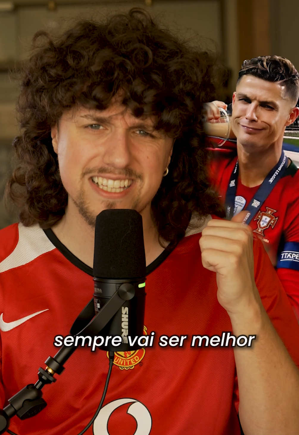 SEMPRE VAI SER MELHOR 👍🏻 #cristianoronaldo #messi 