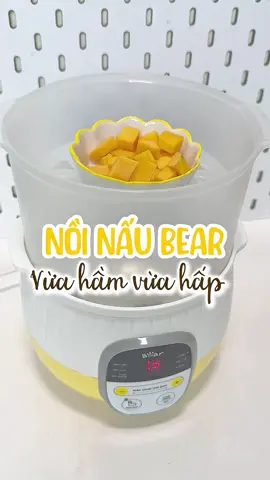 Nồi nấu cháo Bear nấu cháo ăn dặm #noinaucham #nuoicon #andamkieunhat #nauchao 