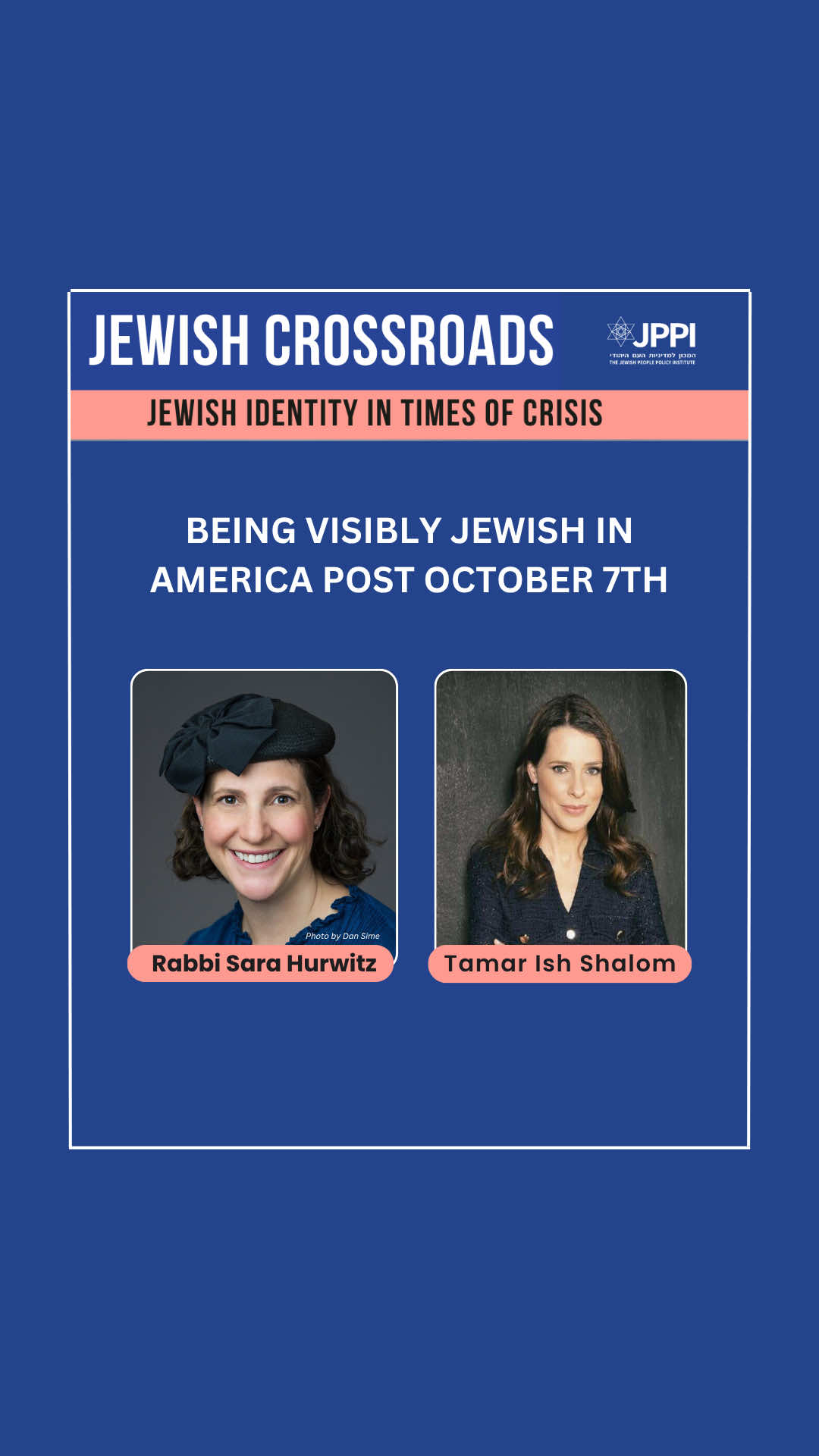 In this episode, Rabbi Hurwitz speaks with Tamar about what it’s been like for visibly Orthodox Jews post-October 7, and building a future where every voice in the Torah world can be heard. Listen here: https://linktr.ee/jewishcrossroads