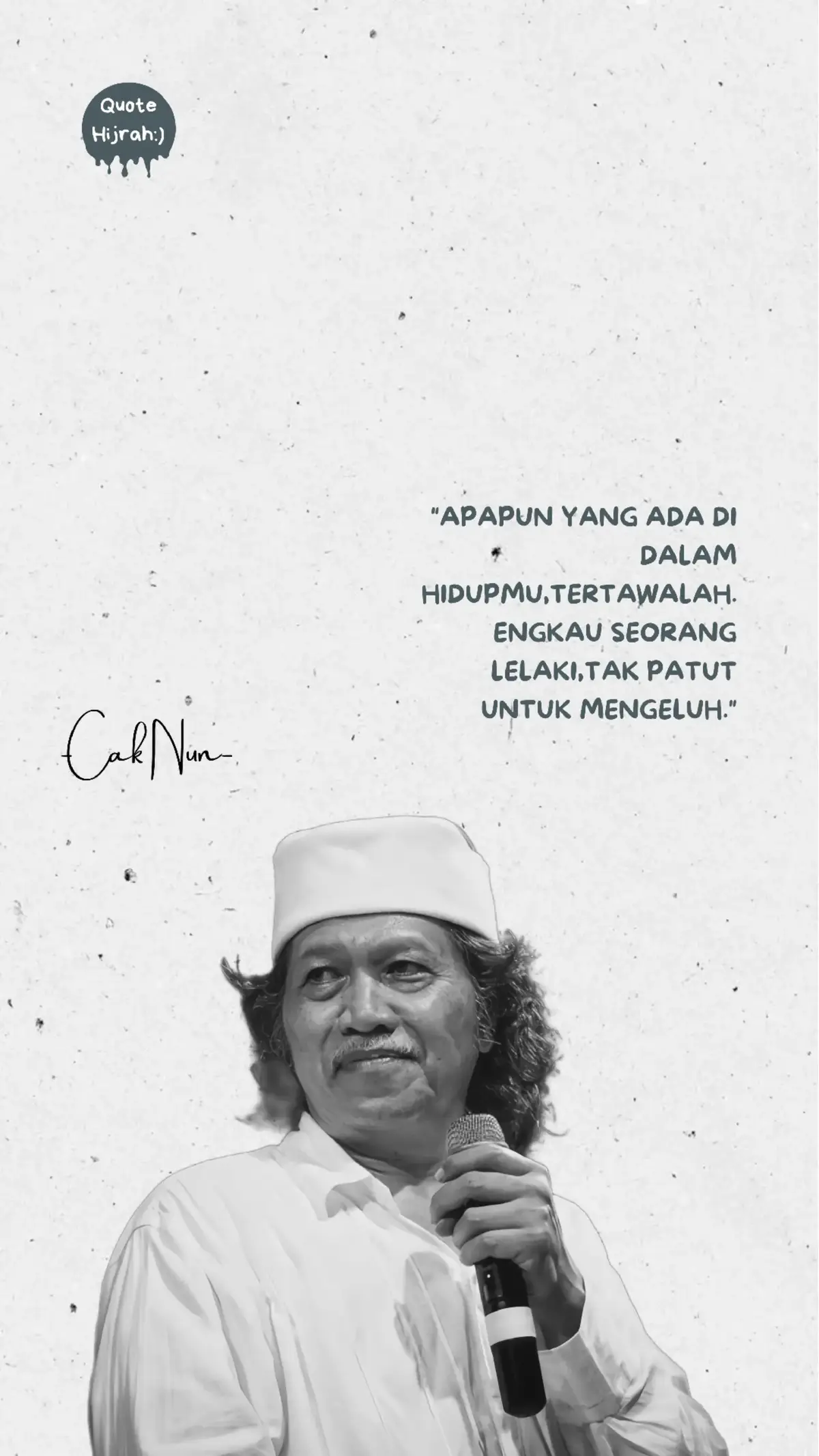 tertawalah:) #caknunquotes #forus 