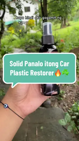 Solid Panalo itong Car Plastic Restorer🔥☘️ #carplasticrestorer  #plasticrenewing 