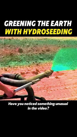 Greening the earth with hydroseeding #Science #knowledge #sowing 