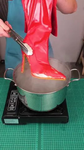 How to repurpose damaged high-heels into new pair of comfy shoes 👠 #loafers #DIY #repurpose #fyp #craft