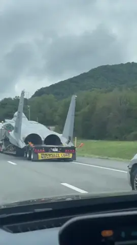 F-15 Eagle Fighter being hauled #eagles #fight #jet #haul 