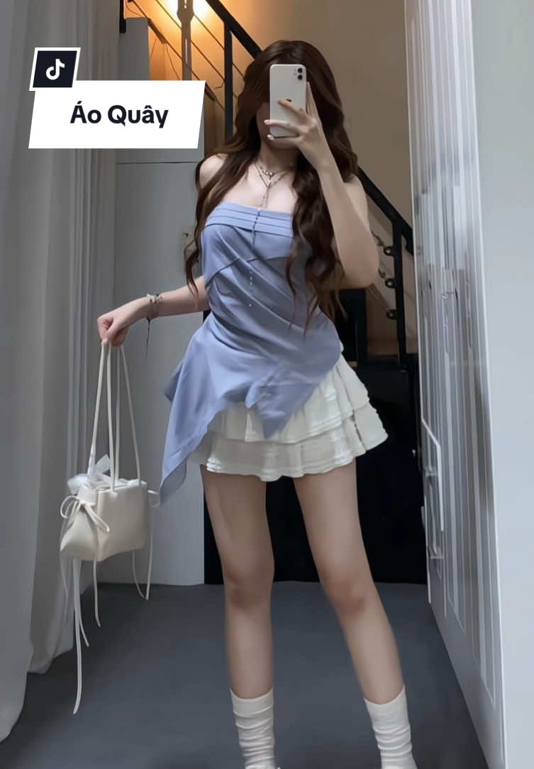 Áo xinh cỡ này mấy bà mặc xinh cỡ nào #woaastu #aoquay #aoquaynu #aoquayxinh #aonuhottrend #thaosuneo #tiktokshop #xuhuongtiktok #viral 