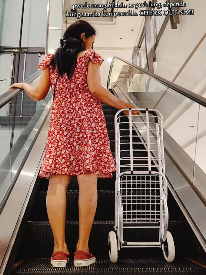 ALUMINUM TROLLEY CART foldable trolley cart, pwede mo siyang dalhin kahit saan, ma pa mall man o palengke. pwede mong hilahin or push lang, depende kung saan ka comfortable. CHECK OUT NA!!! #trolley #trollycart #aluminumtrolleycart #foldabletrolley #trollycartorganizer #fyp #mcjohomee #clickcartshop 