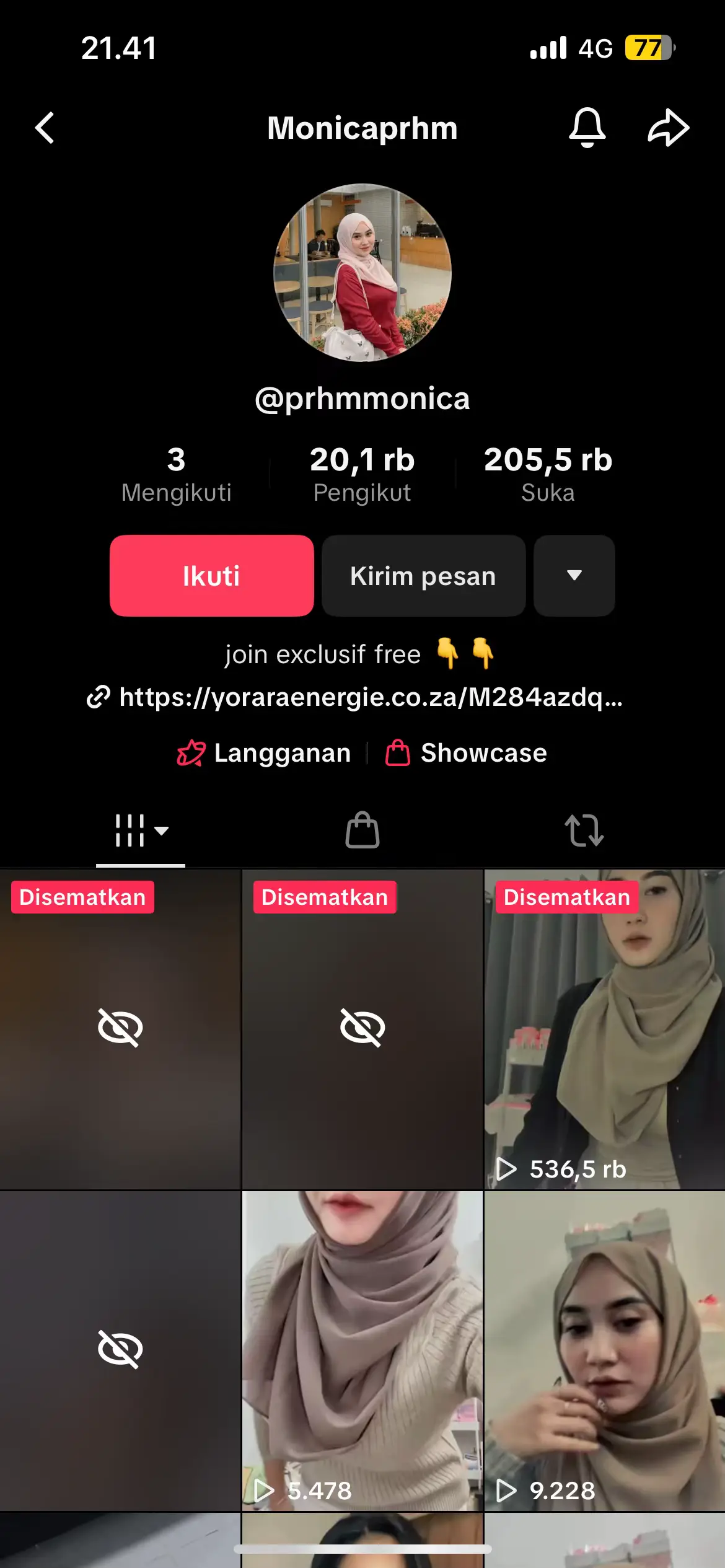 guys aku kasih tau ya tolong jgn mudah percaya sama AKUN-AKUN FAKE ini apalagi kalo sampe kena tipu minta transferan atau lainnya karna itu BUKAN AKUNKU, tiktokku cuma ini dan yg ada di bio @monicaprhm 2 . Dan link tele ku cuma ada di bio IG ku @monicaprhm (487k foll) selain itu FAKE tolong lebih cerdas lagi bedain akun fake dan real ‼️