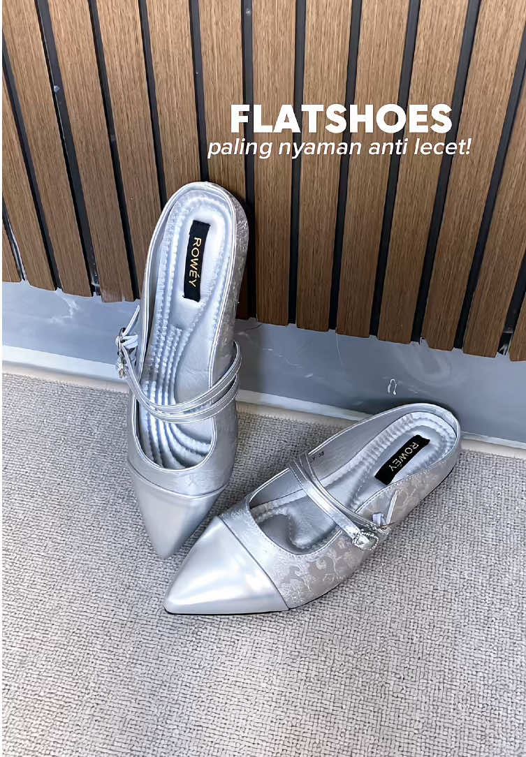 Cakepp banget 🥹 #flastahoes #flatshoesmules #flatshoespremium 