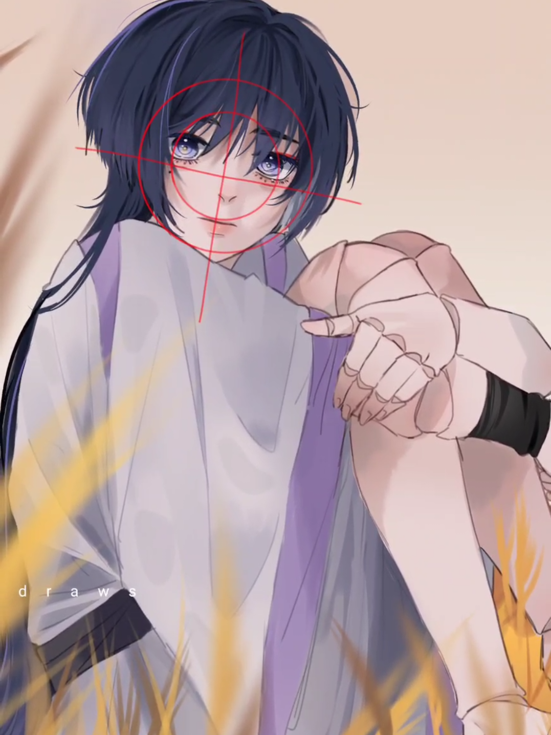 Killing innocence/Kabukimono Idea by: @Haze  Explanation :It's a trend called killing innocence, most of the time ppl draw a deer instead as it represents innocence, and kabukimono represents the innocent side of scaramouche.  #GenshinImpact #genshin #scaramouche #scara #fyp #fypシ゚ #viral 