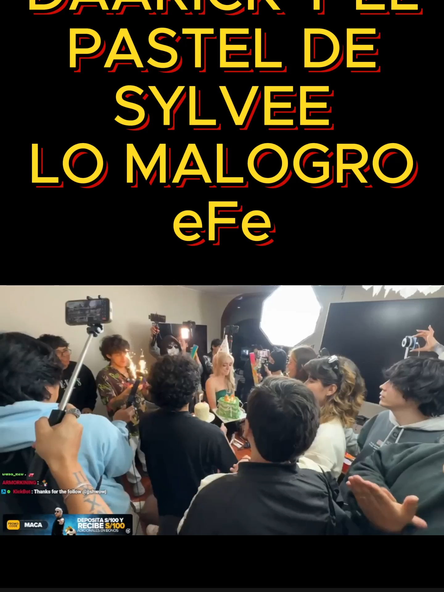 DAARICK Y EL PASTEL DE SYLVEE , SE MALOGRO eFe , CUMPLEAÑOS DE SYLVEE  #especialhouse #francovidalalcalde #psgvschelsea #sachauzumaki #monoblancoarequipa #monoblanco #starlink #butisito #chiken_tv #buticito #jimjara #macariusdota2 #psg #shuls #chelsea #kickperu #kickclip #macarius2 #butik #buti #sylvee #daarick #syda #daarickysylvee #macariusclips #butisito