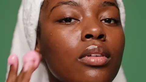 NOT your average face cleanser. ✨ This Marshamallow Whip Cleanser sticks, stretches and transforms like bubblegum. Ultra soft on the skin. Perfection 🧴💆🏽‍♀️🫧💦🧼🧖🏾‍♀️ #skincareasmr #foryoupage #fyp #TikTokBeauty #acneproneskin  