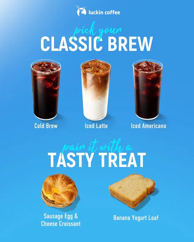 Here’s a little luck to start strong this week: ☕️ Coffee from $1.99 🥐 Brew & Snack Combo for $4.99 Starting Monday, 7/29 - 8/3! #LuckinCoffeeNYC #LuckInNYC #NYCCoffee #coffeerun #BreakfastCombo #CoffeeDeals #NYCEats
