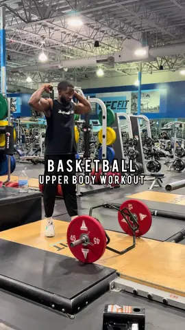 Trying to add size and strength for the court? This right here is the move 💪🏽🏀 #upperbody #workout #basketball #strength #gym #hooper #nbafinals #NBA #ballislife #fyp #lasvegas #vegas #trainer #lasvegastrainer #explore #viral #thetoptiertrainers #toptier #thunder #okc #oklahomacity #arms #shoulders #chest #back 