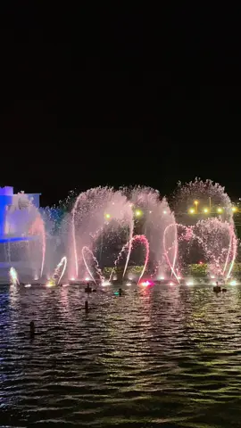 #fountain #water #riyadh🇸🇦 #nightview🌌 #boulevardriyath 