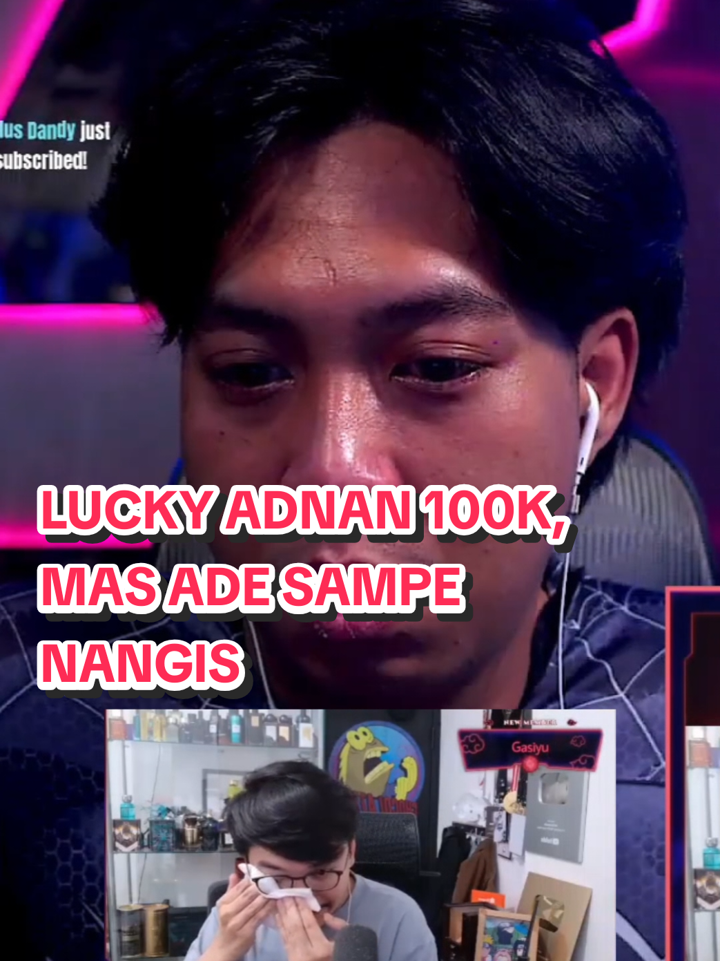 Lucky Adnan tembus 100k, mas Ade sampe nangis terharu #luckyadnan #adesetiawan #xyzbca #fypage #foryou