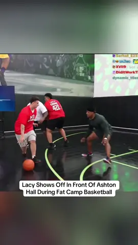 Lacy Shows Off In Front Of Ashton Hall During Fat Camp Basketball #fyp #viral #lacy #adinross #basketball #ashtonhall #miami #faze #CapCut 