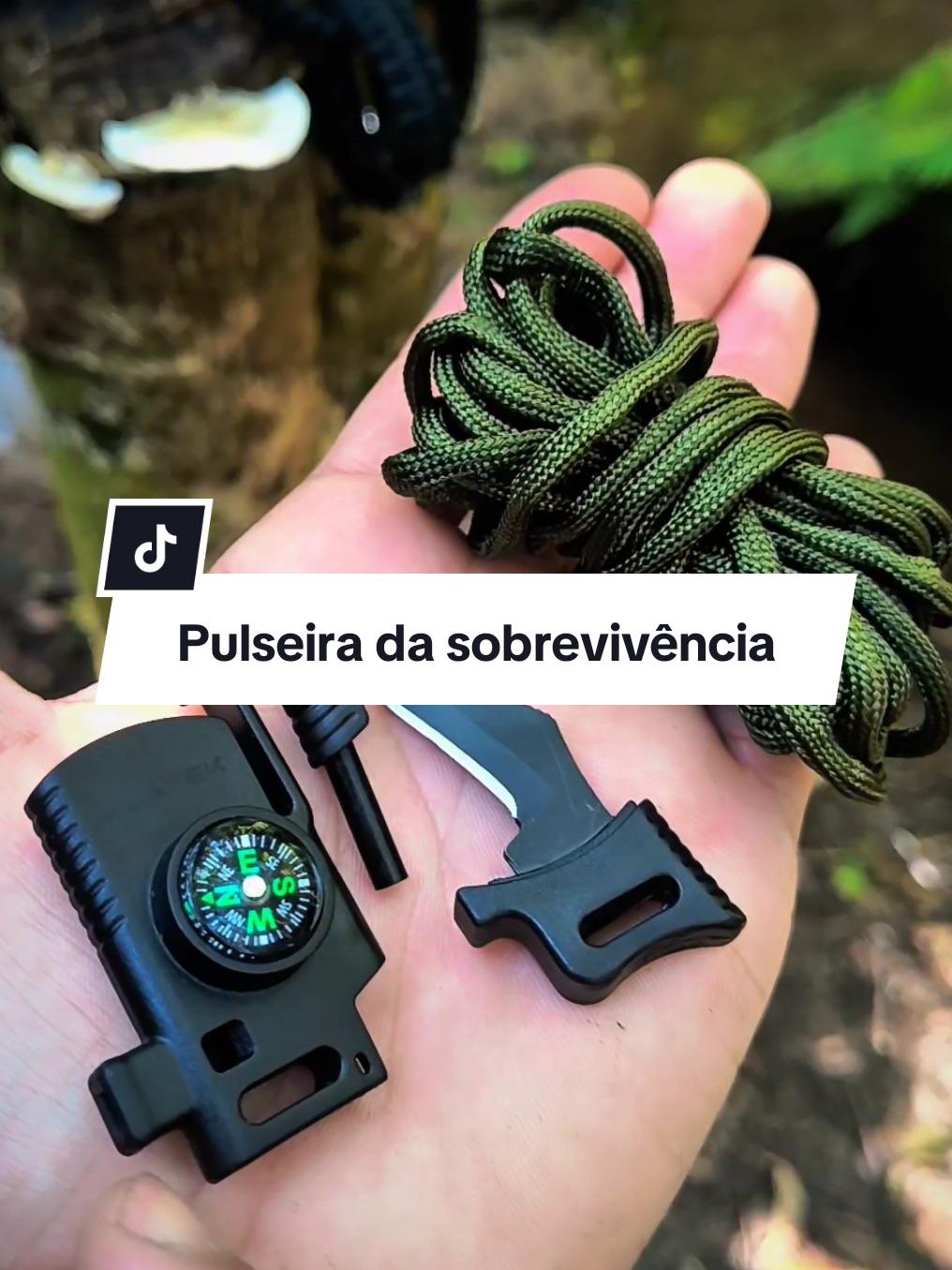 Pulseira tática da sobrevivência  #survival  #camping  #armazenamento  #estoquedealimentos  #sobrevivencialismo  #prepper  #bushcraft                         