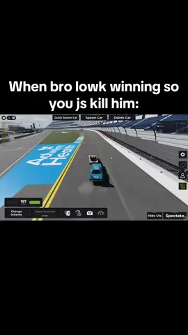 Gotta do what ya gotta do #roblox #crash #game #nascar #justdaytona #fyp #foryoupage #fyp #gaming #racing #race 
