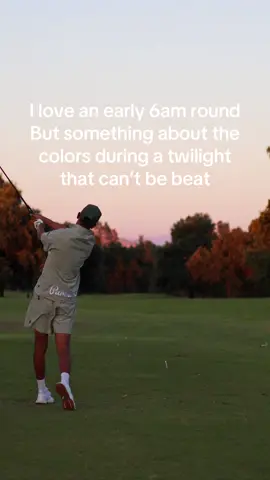 Love an early morning round of golf but twilights are still my fave #golf 