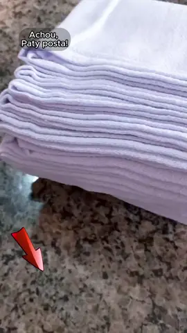 Kit 10 Panos de Prato Branco: O Legítimo Pé de Galinha #panodeprato #cozinha #dicasdecozinha