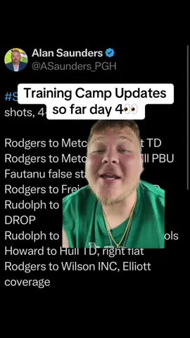 Part 304 | Training Camp Updates So far on Day 4 Yinz💯 Thoughts?  #nfltiktok #pittsburghsteelers #Zbosports #fyp #nfltrainingcamp 