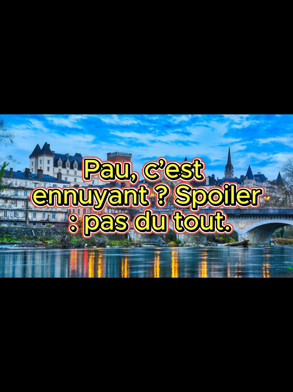 🟡 Pau, c’est ennuyant ? On entend souvent ça… et pourtant, cette ville a tout pour surprendre. Entre bons plans, événements, paysages et spots insolites, on est loin de s’y ennuyer. 🎡 Que tu sois team sorties, nature ou chill en terrasse… tu trouveras ton bonheur ici. 📍Preuve en images 👉  Merci à Patrice Oliva Vdo #pau #sudouest #pourtoi #fyp 