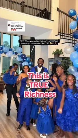 Replying to @prissy cilla 🌟 True richness isn’t in things—it’s in moments like these. The laughter, the dancing, the joy in our home, the chaos that reminds me that I’m not alone, the quiet moments that whisper “you prayed for this Samvia.”🙏🏾 Having a large family is a beautiful kind of wild, but it’s also a daily reminder that God heard us. That He answered. That we’re living in the very prayers we once cried out with hope and faith. 💫 I give all honor to God—for the love, the legacy, and the little feet running around. May this encourage you to pause today and realize… maybe, just maybe, you’re standing in your answered prayer too. Don’t miss the miracle. 🫶🏾 #Bigfamily #largefamily #momlife #postpartum #newborn #familytime #familygoals  #G#GratefulHeartA#AnsweredPrayersL#LargeFamilyLoveG#GodIsFaithfulLegacyLiving