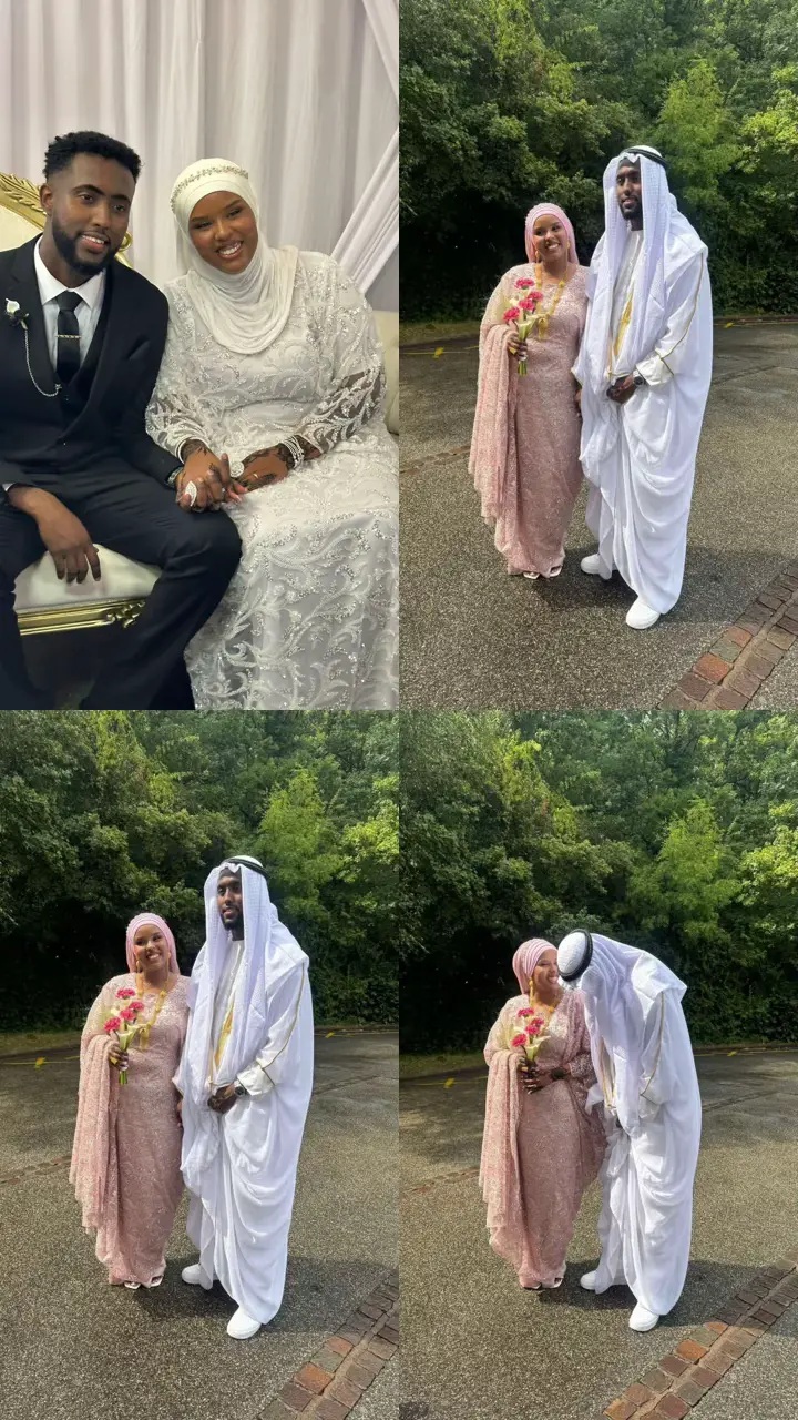 Apty jeilani Mohammed Mabrook on your marriage, may Allah bless your union and bring you both joy and happiness.🤲🤲🤲🤲