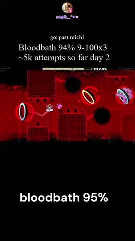 I’ll beat it today #fyp #viral #geometrydash #gd #bloodbath 