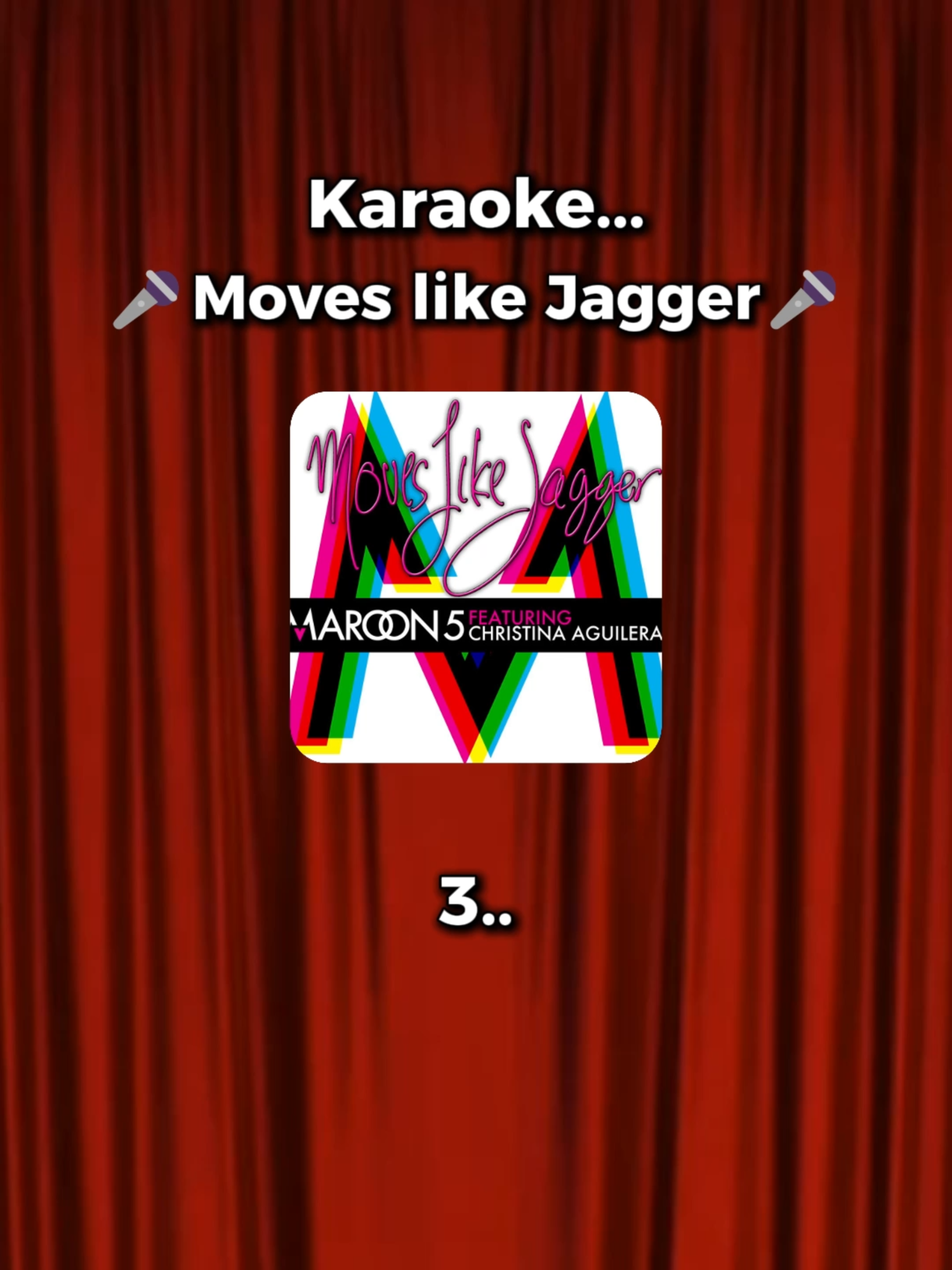 Moves Like Jagger Challenge #karaoke #teleprompterchallenge #singingchallenge #maroon5challenge #moveslikejagger