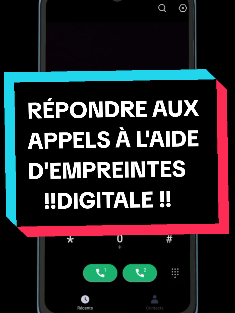 répondre aux appels à l'aide d'empreintes digitales...  #views #malitiktok🇲🇱  #astuce #telephone 