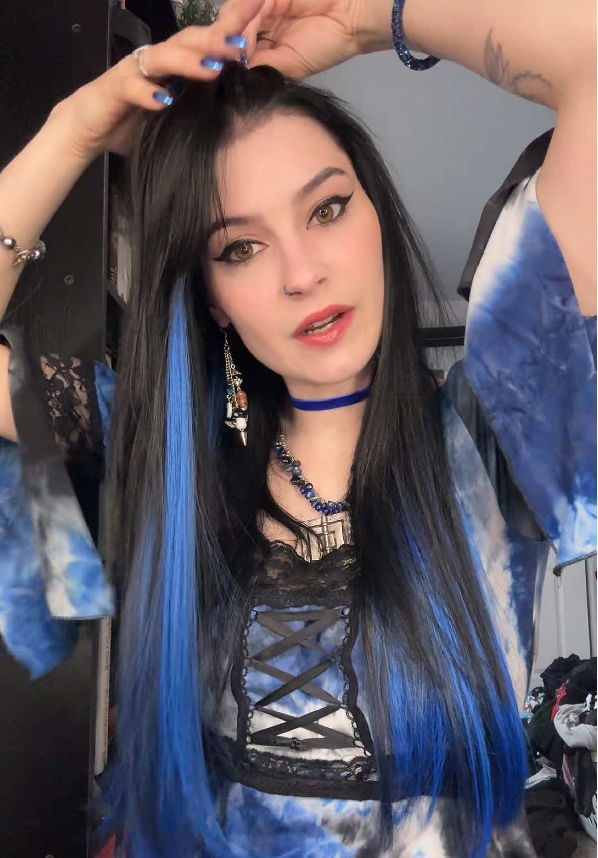 BRB GETTING EVERY COLOR IN THESE EXTENSIONS #jewelrytiktok #foryewwww #trendingvideo #fypシ゚viral #mysteryjewlerygirl #supportsmallbusiness #crystals #mysterybox #accessories #jewleryhaul #mystery #jewelry #jar #alttiktok #crystalsoftiktok #handmadejewelry #unboxing #altgirl #alternative #freepalestine 