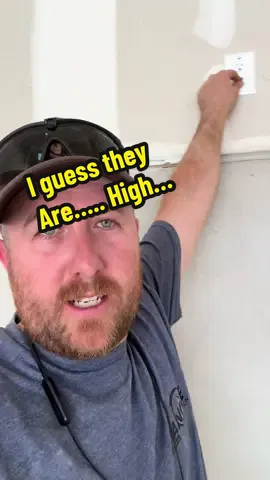 I gues they are….. high?? #homeinpsction #homeinspector #jobsite #texas #newconstructionhome #homeimprovement 