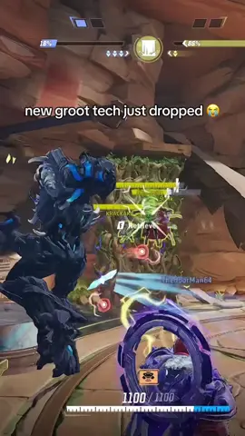 the d*ddy wall is crazy 😭  #marvelrivalsgame #groottech #rivals #marvelrivals 