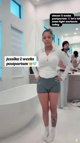 she looks soo good, and this is only 2 weeks pp 😍 @jess. #fyp #jessikatheprankster #reed #trending #jessandreed 