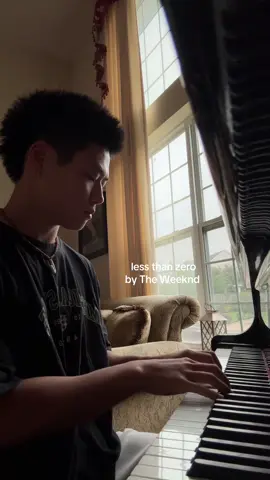 My favorite songs that no one knows #lessthanzero #theweeknd #pianocover #piano