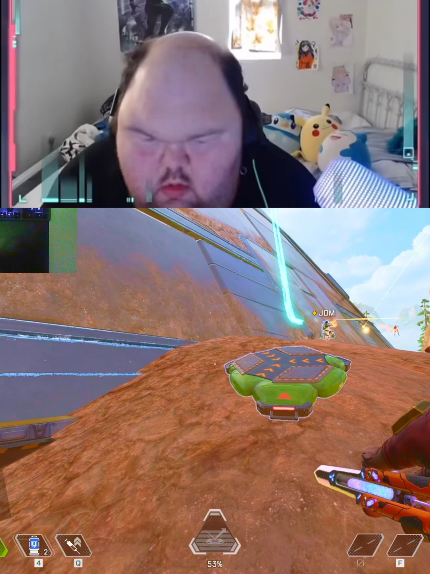 i chased this guy for 3 minutes HA HA HA #apexlegends