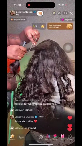 POV you came to one of my live while doing Im doing an client hair . When you going to book ? #fypシ #foryou #viral #fyp #explorepage 