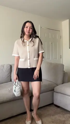 Search my outfit type✨  Stylish Outfit Inspirations for You @abercrombie micro skirt & short sleeve cardigan  @naturalizer heels #outfitideas, #fashiontutorial, #styleinspo, #OOTD, #mytype  #creatorsearchinsights #petitefashion 