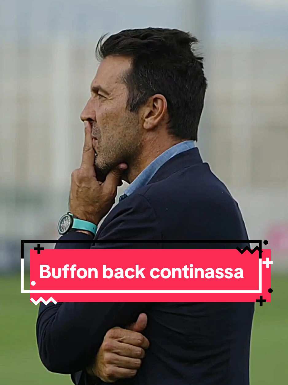 𝗚𝗿𝗮𝗻𝗱𝗲 𝗕𝘂𝗳𝗳𝗼𝗻 back in Continassa🥹😍🤍🖤 Returning home after 4 years The Italian national football team delegation visited Juventus' training camp 