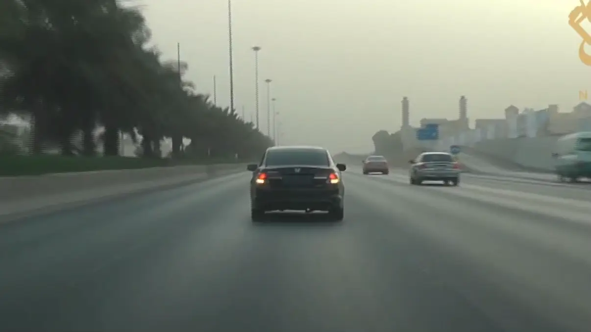 The journey begins early in the morning in Riyadh, where a reckless and well-known driver takes to the streets in a black Honda Accord, practicing his favorite drifting game, releasing his negative energy through this phenomenon. Yes, they are reckless, but they are also highly combustible. 