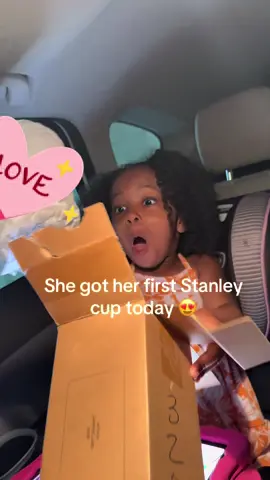 She’s been stealing her sisters cups all the time , I had to get her a cute little one 💕😍 #StanleyCup #stanley #foryou #fyp 