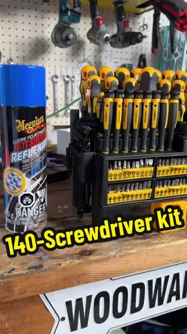 Huge 140 Piece Screwdriver Set! #screwdriverkit #screwdriver #mechanic 