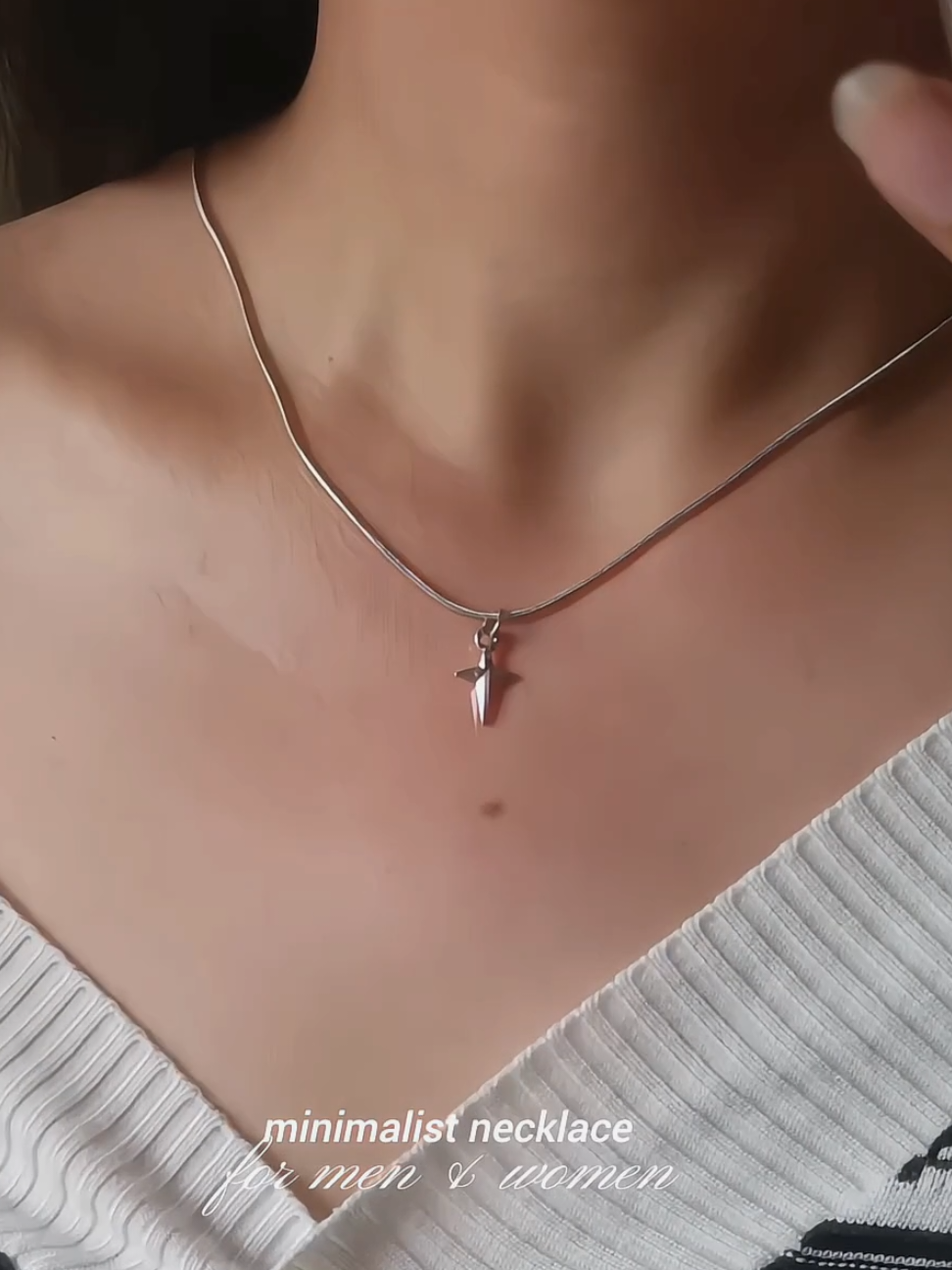 minimalist necklace for men and women 💫 #minimalistnecklace #necklace #necklaceformen #necklaceforwomen #foryoupage 