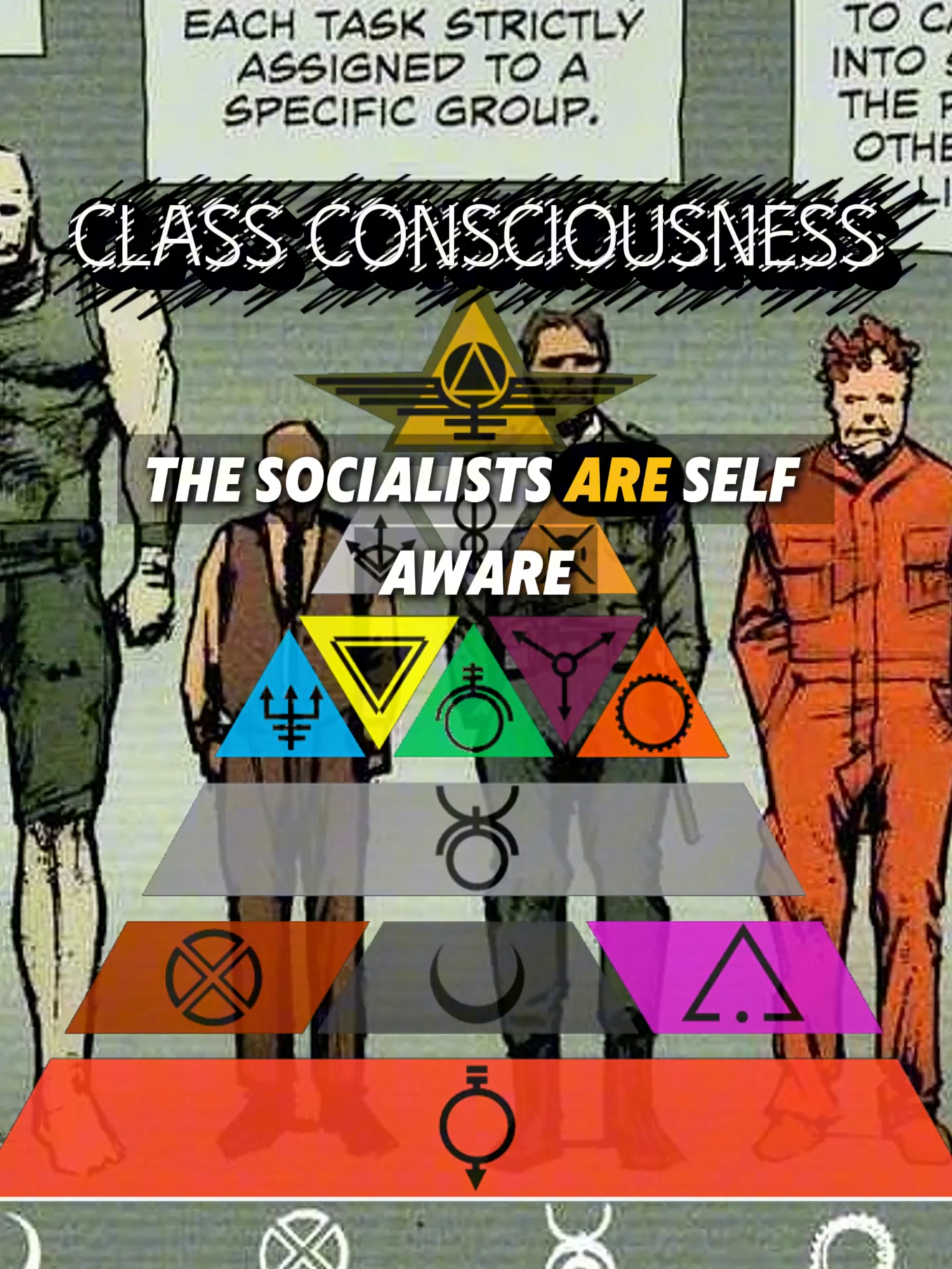 Socialism 101 - Class Consciousness | If you've ever felt like the system was rigged but couldn’t explain why—this is the video for you. We’re breaking down Socialism, Class Consciousness, Capitalism, the Proletariat, the Bourgeoisie, and those mysterious “means of production”… using sarcasm, pizza metaphors, and zero academic gatekeeping. Because understanding your exploitation shouldn't require a PhD—it should just require watching this video. Wake up. Get Class Conscious. Start noticing. #ClassConsciousness #IntroToSocialism #AntiCapitalistTok #KnowYourClass #ProletariatRising