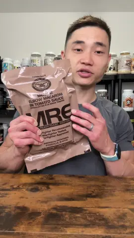 Trying MRE Meal - Elbow Macaroni in Tomato Sauce  #mremeal #freezedriedmeals @Veteran Candy Shop 
