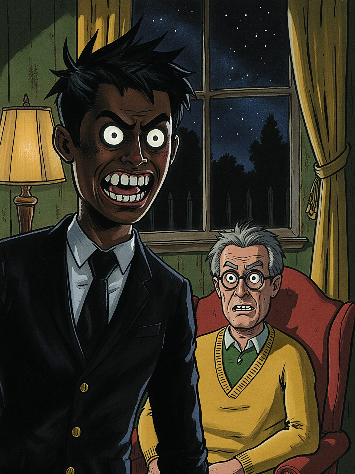 La entrevista más peligrosa de todos los tiempos. #scary #didyoyknow #fyp #animación #animation #educate #horrortok #horror