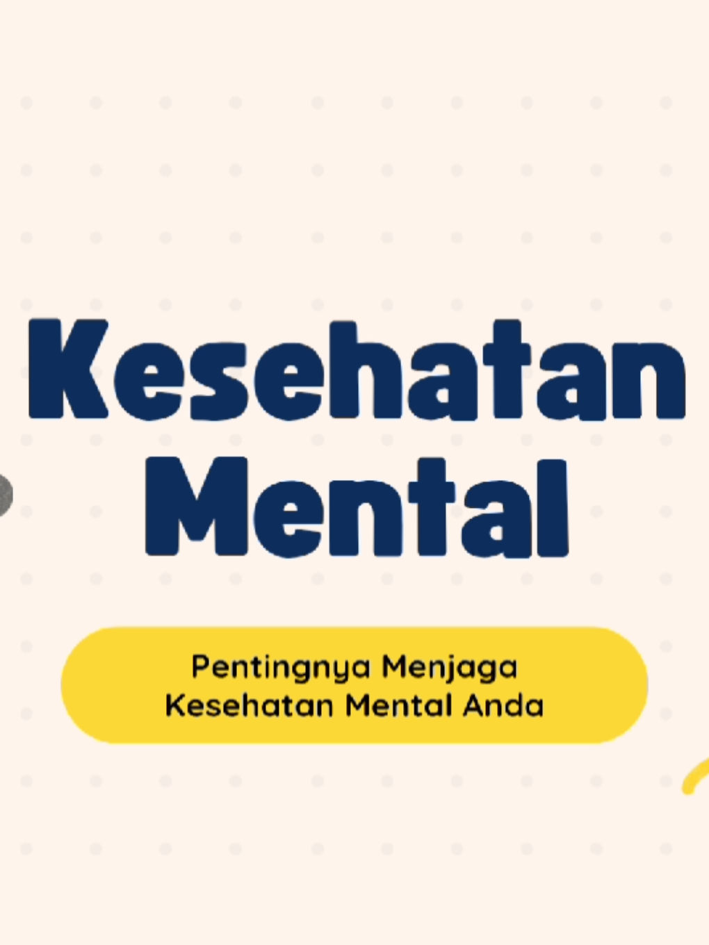 Jaga Kesehatan Mental, Sama Pentingnya dengan Kesehatan Fisik Kesehatan mental adalah bagian yang tak terpisahkan dari kesehatan secara keseluruhan. Stres, kecemasan, dan kelelahan emosional bisa memengaruhi kualitas hidup, bahkan kondisi fisik. ✅ Jangan ragu untuk bercerita. ✅ Luangkan waktu untuk diri sendiri. ✅ Jika merasa kewalahan, segera konsultasikan kepada tenaga kesehatan. 📍Datanglah ke Puskesmas terdekat. Kami siap mendengarkan dan membantu. #KesehatanMental #PeduliJiwa #PuskesmasPeduli #SehatItuUtuh #kesehatanjiwa #fy #puskesmaspandere #edukasikesehatan 