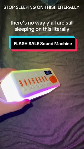 MAJOR FLASH SALE‼️‼️ #sleep #soundmachine #sleepmachine #bettersleep #sleepy #sleeptips #bestsleepever #tiktokmademebuyit #fyp #viral #fypシ 