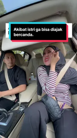 Akibat istri ga bisa diajak bercanda. 